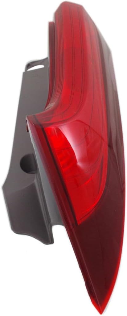 For Honda CR-V 2012 2013 2014 Tail Light Driver and Passenger Side | Pair | Upper | Chrome Housing | Red Lens | CAPA Certified | Replacement For HO2800189C, HO2801189C | 34175-T0A-A01, 34170-T0A-A01