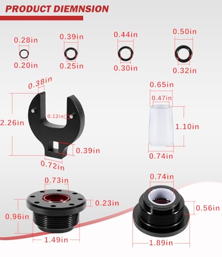 Image of HS5157 /HS5167 Seal Kit with Pin Wrench for Seastar Hydraulic Steering Cylinder, Compatible with HC5340, HC5341, HC5348, HC5358, HC5445, HC6750, HC6755