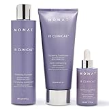 MONAT IR Clinical System – Complete Hair Care Restoration Kit with Thickening Shampoo, Conditioner & Thinning Defense Serum – Strengthens, Protects, & Revives Hair for Thicker, Fuller-Looking Results