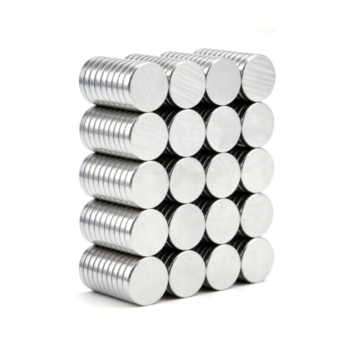 Image of XEAOHESY 200Pcs 6x1mm(0.236x0.039inches) Mini Round Neodymium Magnets, Strong Disc Magnets for Nail Clippers, Fridge, 3D Printing, Miniatures, Crafts, DIY, Office, Classroom and Science Projects