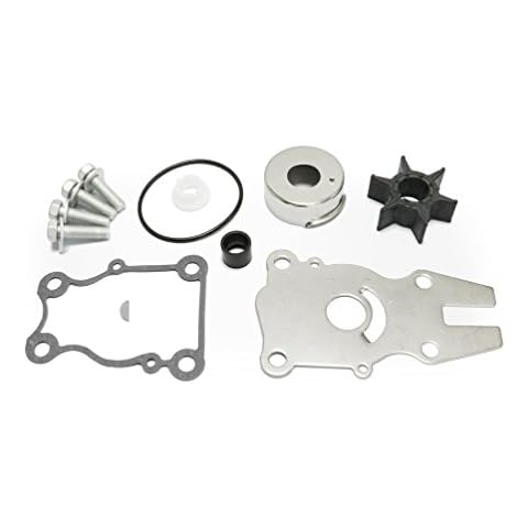 Full Power Plus 40HP 50HP 60HP Outboard Water Pump Repair Kit Impeller Replacement 63D-W0078-01 Sierra 18-3434 Cover