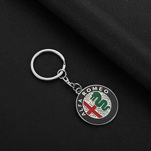 Image of Creative Car Logo Keychain for Car 3D Chrome Metal Alloy Key Chain Gifts for Women and Men Keyring Universal Size
