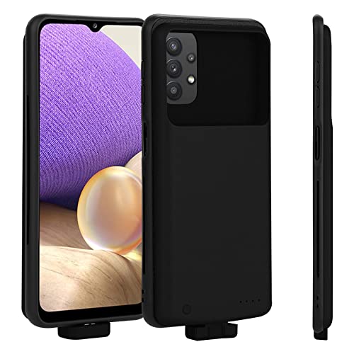 for Samsung Galaxy A32 5G Battery Case, Slim Power Bank Portable Protective Extended Battery Charging Case for Samsung Galaxy A32 5G with Screen Protector Cell Phone Battery Charger Cases 5000mAh for Samsung Galaxy A32 5G Battery Case, Slim Power Bank Portable Protective Extended Battery Charging Case for Samsung Galaxy A32 5G with Screen Protector Cell Phone Battery Charger Cases 5000mAh