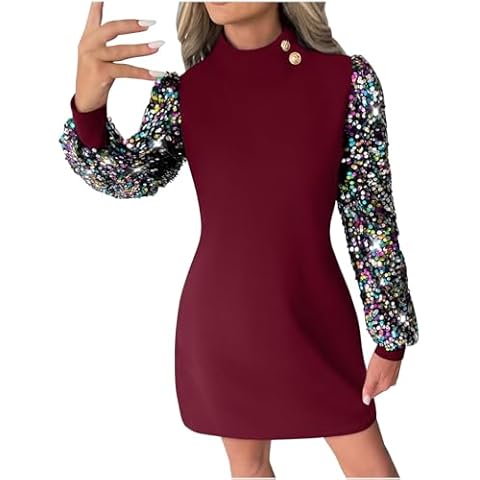 Elegant Sequin Bodycon Midi Dress for Women Cover