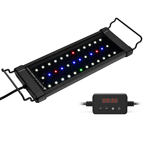 NICREW ClassicLED Plus Planted Aquarium Light, Full Spectrum LED Fish Tank Light with Timer Controller, Color…