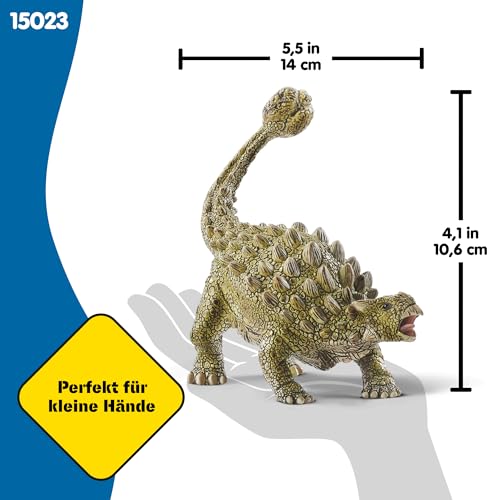 SCHLEICH Dinosaurs | Ankylosaurus 15023 | detailgetreuer Dino | Dinosaurier Spielzeug zum Sammeln | tolles Geschenk für Mädchen und Jungen | Dino Spielzeug ab 3 Jahre | 14 x 7 x 11 cm