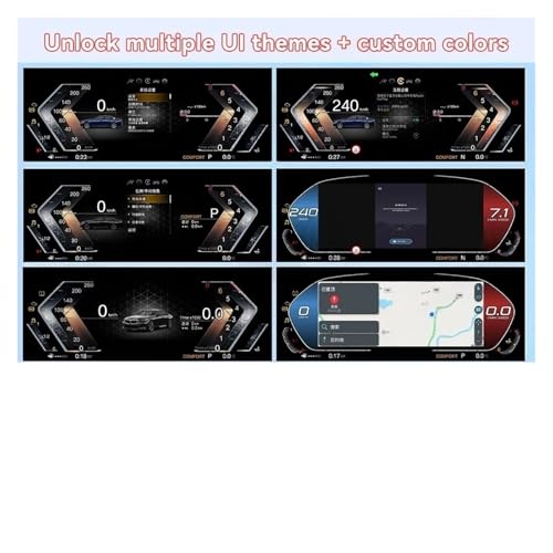 MM Sport Carplay con diseño de cabina virtual para el salpicadero del BMW Serie 5 E60 5