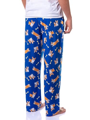 PJammy Men's Corgi Pajama Pants Corgi Dog Breed Fun Print Sleep Bottoms for Adults4
