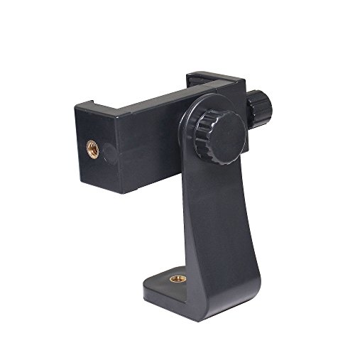 Phone Tripod Mount Adapter & Smartphone Remote Controller, Ruittos Smartphone Holder Clip Compatible With Iphone Samsung And All Cell Phones, Rotates Vertical Horizontal Adjustable Clamp #TOP7