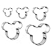 Kspowwin 5PCS Stainless Steel Cookie Cutters, Biscuit Cutters, Silver