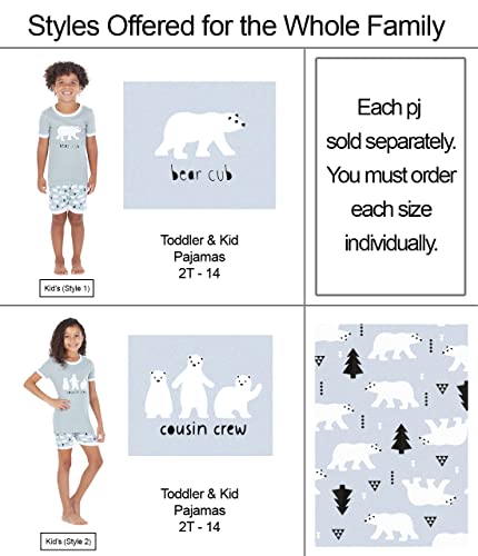 Sleepyheads Holiday Family Matching PJ Sets, Bear, Snowflakes, Tie Dye3
