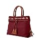 Dooney & Bourke Handbag, Pebble Grain Tassel Tote - Red