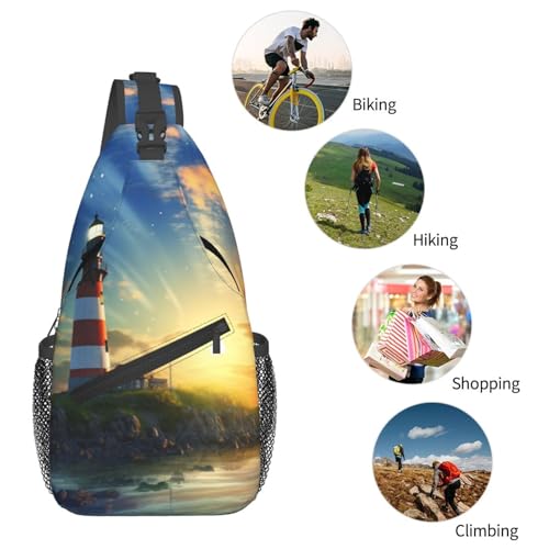 Bolso cruzado de pecho para hombre tipo sling miniatura 6