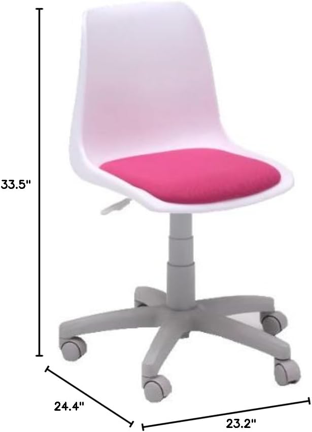 Azuma EDC-4224 Desk Chair, Pink