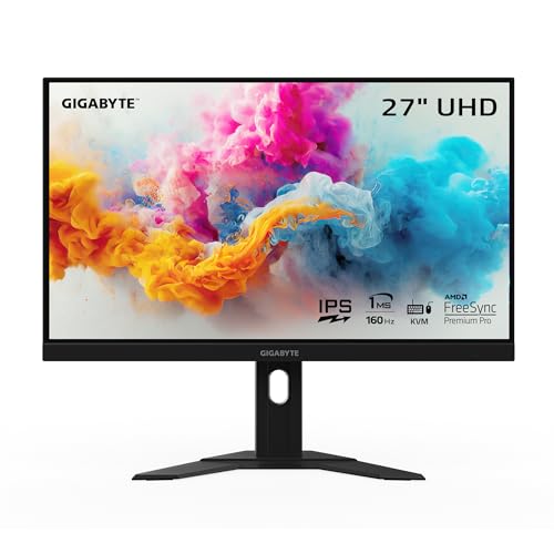 GIGABYTE M27U 27インチモニター 4K ゲーミングモニター Amazon.co.jp: Gigabyte M27U 27インチ 160Hz 2160P UHD-KVM