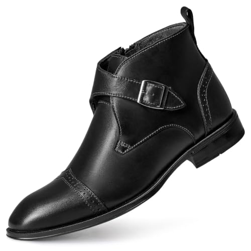 Image of Arkbird Men's Dress Boots Genuine Leather Ankle Boot for Men Classic Casual Oxford Style Footwear