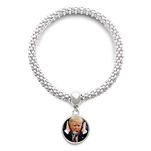 Bracelet Trump argenté pour sublimer vos tenues de soirée et repas entre amies