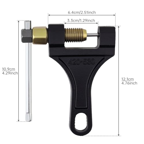 Image of Windance Chain Link Breaker Tool, High Carbon Steel Chain Link Pin Removal Tool for #420-530 Chain Motorcycle Dirt Pit Bike ATV Quad Go Kart Scooter