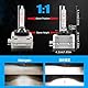 BIHEE D8S Xenon Brenner 6000K Diamond Weißlicht HID Scheinwerferbirnen 35W Scheinwerferlampe Metallstents Base Auto Scheinwerfer Birne Autolampe, 2 Stücke