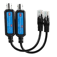 Ethernet Over Coax, 1Pair 10/100 Mbit/s Koaxial Zum Ethernet -Adapter -Netzwerk Koaxial -Sender -Empfänger Extender Coax -Kabel für IP -NVR -Kamera