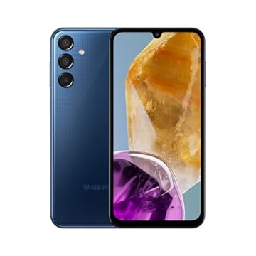 Celular Samsung Galaxy M15 5G, 6.000mAh, Câmera Tripla até 50MP, 128GB (Azul Escuro)