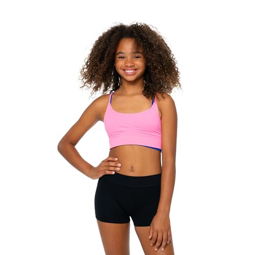 Girls Boy Shorts Anti Chafing All Purpose Athletic Boyshort Perfect for Dance Gym (For Ages Girls 10-14)2