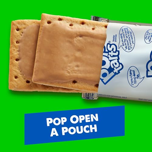 Image of Pop-Tarts Toaster Pastries,Breakfast Foods,Kids Snacks,Family Pack,Frosted Brown Sugar Cinnamon (32 Pop-Tarts),(Pack of 2)
