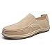DIYHM Scarpe da uomo per il tempo libero Loafer Moc Scarpe Nubuck in pelle Grembiule Grembiule Slip on Plat Traspirante Antiurto Antiurto Soft con cucitura Patchwork Colorazione soddisfacente
