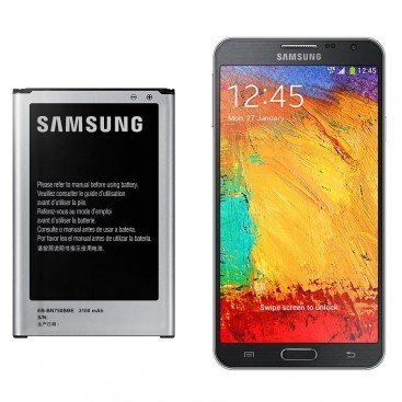 Batteria di ricambio originale Samsung, per Samsung Galaxy Note 3 Neo SM-N750 / SM-N7505.