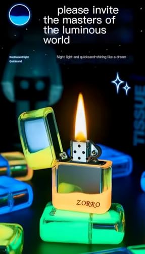 Encendedor ZORRO Night Glow Quicksand diseño Starry Sunset miniatura 2