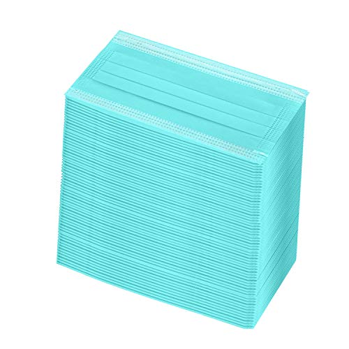 Image of ASGARD Nonwoven Fabric Disposable Multilayer Protective Mask (Blue, Pack of 50) for Unisex