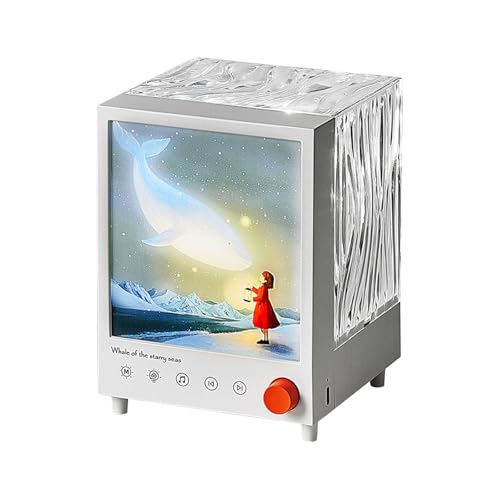 Projecteur et lecteur de musique d'ambiance avec veilleuse bruit blanc et intensité réglable