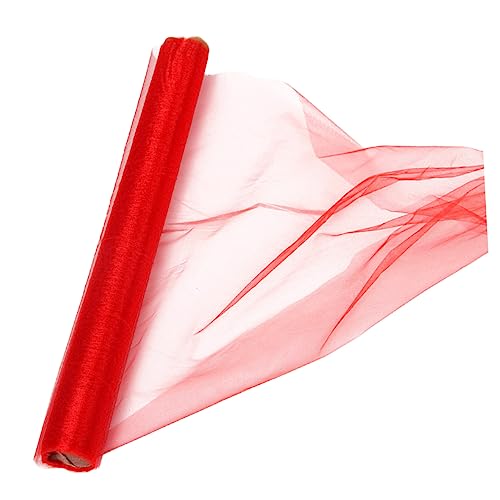 OSOLADY Luxury 10m Gauze Roll Wedding Gauze for Bouquet Wrap DIY Sheer Curtain Perfect for Ceremony Decor