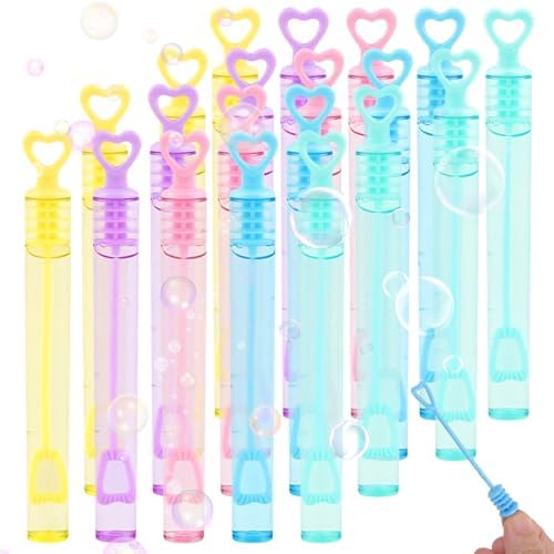 Lot De 24 Baguettes à Bulles Licorne – Mini Flacons De Savon – 14 Cm – Fêtes, Mariages, Cadeaux Enfants – ACTOYS