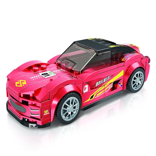 Image of Racing Fury Red 2-in-1 Robot & Sports Car (228 Pieces) | Learn About Machines | Building Block Set for Kids Age 6+ | STEM Educational Toy | Build, Play & Learn | Science & Learning Toy