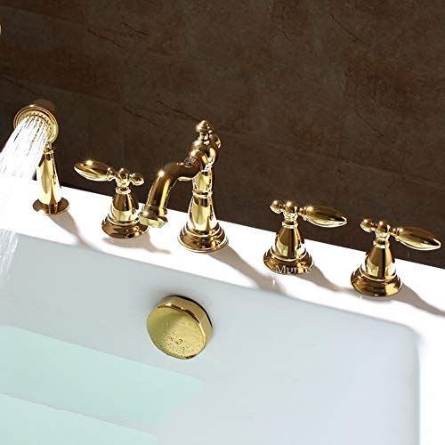 Robinet de baignoire eau chaude et froide à triple commande