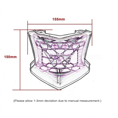 Señal de giro integrada y luz trasera Z650 para eliminar intermitentes externos 5