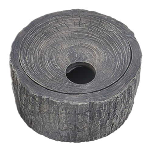 Bearded Dragon Cave, Resina Realistica Rettile Habitat 12,3 x 6,2 cm, Lucertola Decorativa Grotta nutriente per tartaruga, terrario, casa, ufficio, allevatori