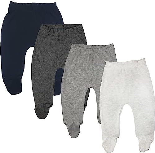 Baby Soft Cotton Spandex Pants with Feet