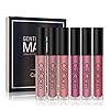 6-Pcs-Matte-Liquid-Lipstick-Set-Long-Lasting-Velvety-Durable-Nude-Liquid-lipstick-High-Pigmented-Waterproof-Lip-Gloss-Kit 6 Pcs Matte Liquid Lipstick Set, Long Lasting Velvety Durable Nude Liquid lipstick High Pigmented Waterproof Lip Gloss Kit