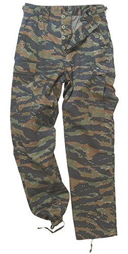 Mil-Tec BDU Combat Trousers Tiger Stripe size L Mil-Tec BDU Combat Trousers Tiger Stripe size L