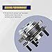 KUSATEC 513296 [2 Pack] Front Wheel Hub and Bearing Assembly Fit for Nissan Altima 2007-2018, Maxima 2009-2019, Murano 2009-2018, Pathfinder 2013-2019, Infiniti JX35 2013, QX60 2014-2019, 5 Lug