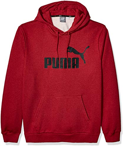 PUMA Men's Essential+ Hoody Fleece, Rhubarb Heather, XL