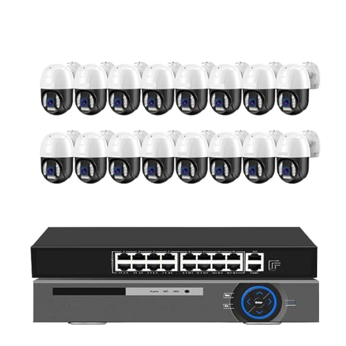 32CH ZLeBJVXe 4K POE NVR Zbg O IP PTZ J 猟o oI[fBI rfIĎLbg(6T,8MP 16PCS Camera)