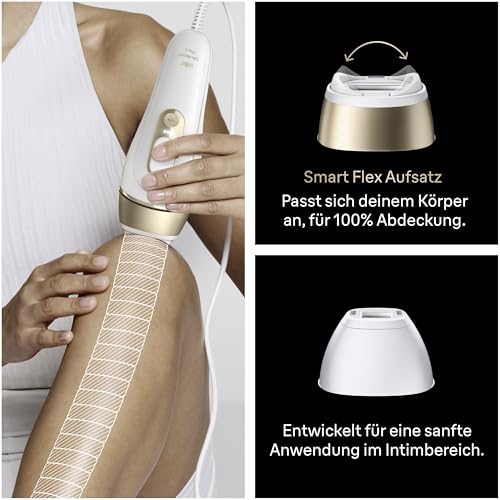 Braun IPL Geräte Haarentfernung Silk·expert Pro 5, PL5221, Weiß/Gold – Ansicht 5