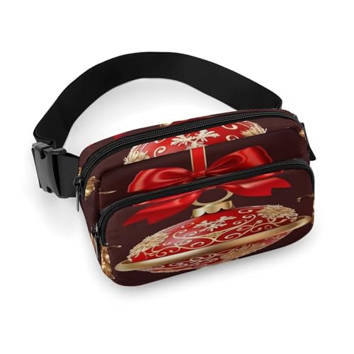 Sac banane course à pied voyage léger sangle réglable boule de Noël