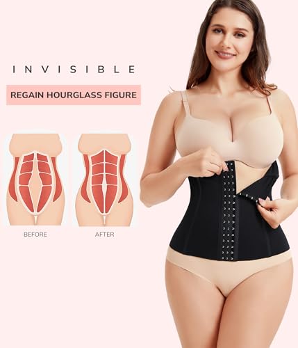 LODAY Waist Training Corset, Abdominal Control Shapewear, Postpartum Belly Band