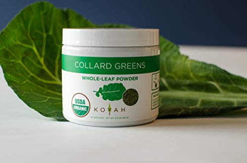 Koyah NONE Organic Usa Grown Collard Greens Powder (Equivalent To 15 Cups Fresh): Freeze-Dried thumb #1