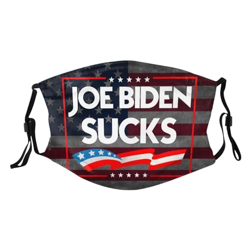 Fuck Joe Biden Sucks Funny Election Anti Biden Adult Dust Mask Adjustable Dust Face with 2 Filter9898