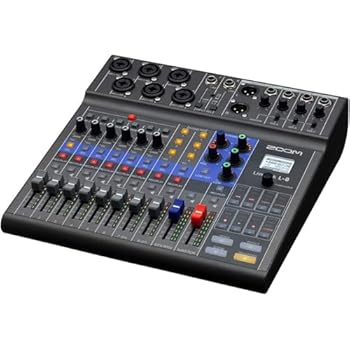 8 チャンネルのデジタルミキサー + マルチトラックレコーダー 最大12トラックの同時録音、10トラックの同時再生 ポッドキャスティングに電話参加のゲストを招待できる、ミックスマイナス機能付きスマートフォン入力 ジングルや効果音を任意のタイミングで鳴らせる6個のサウンドパッド 4つのヘッドフォン出力：個別のミックスを送れる3系統のモニターアウト